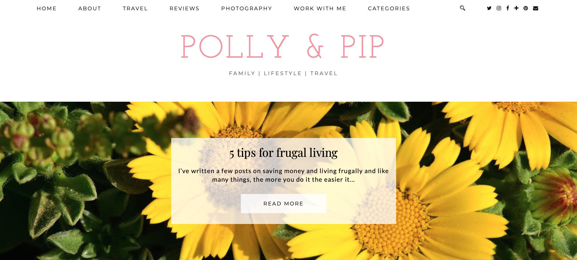 A return to blogging with a new blog name: Polly & Pip!