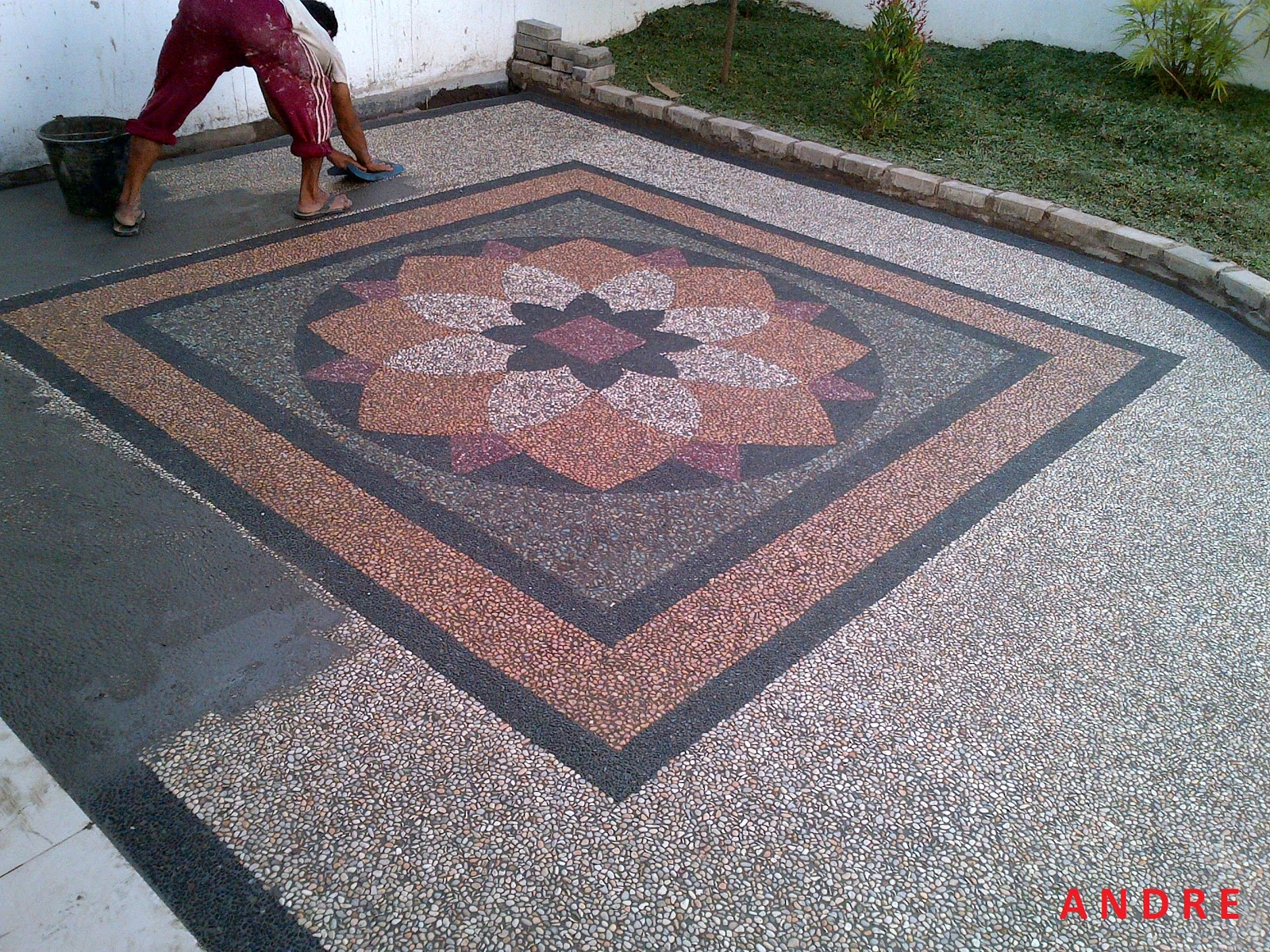 Lestari Alam Indah Makassar Carport Batu  Sikat