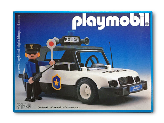 Playmobil 3149 - A  Geobra  Auto patrulla policía americana  "INTERNATIONAL POLICE" (Playmobil policías)