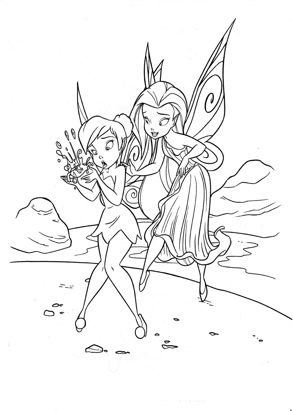 Fairies Coloring Pages 10