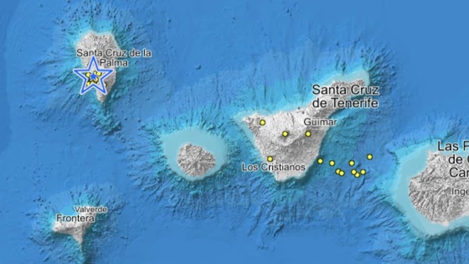 Unos trece temblores registrados en Canarias en las últimas horas.