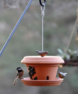 Make a DIY Flower Pot Bird Feeder 