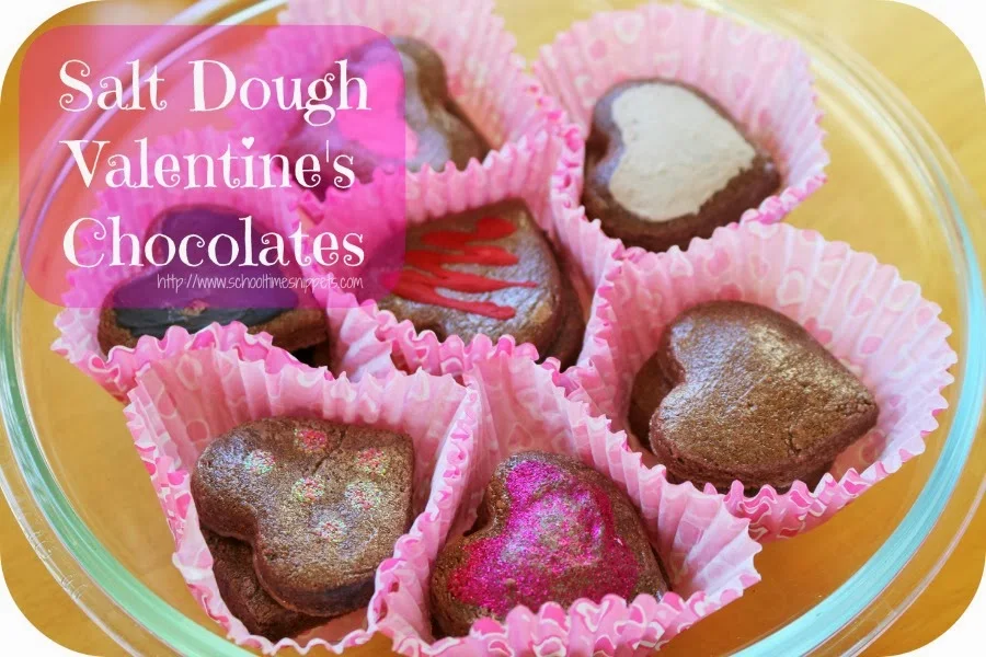 salt dough hearts activity