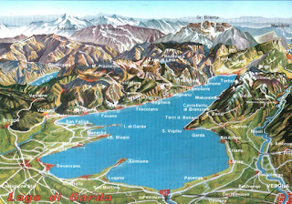 Mapa del Lago di Garda.
