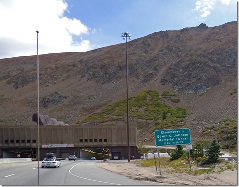 Eisenhower Tunnel, elevation 11,158, I-70, Colorado