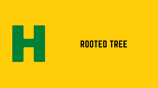 HackerRank Rooted Tree problem solution