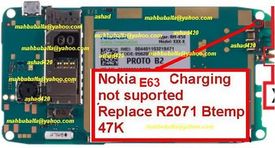 Nokia E63 Charging not supported solution