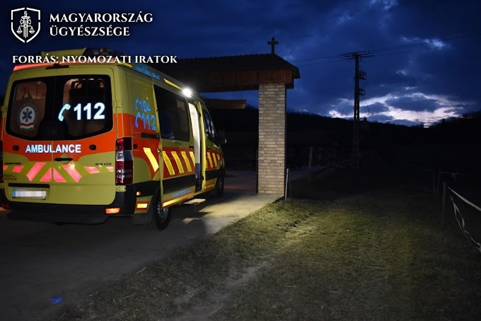 Egy nógrádi férfi leütötte a fiához kiérkező mentőst, mert a mentőautó nem fért át a kapuja alatt