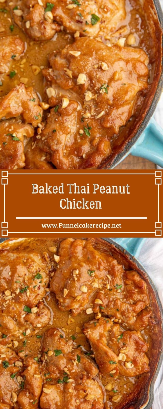 Baked Thai Peanut Chicken