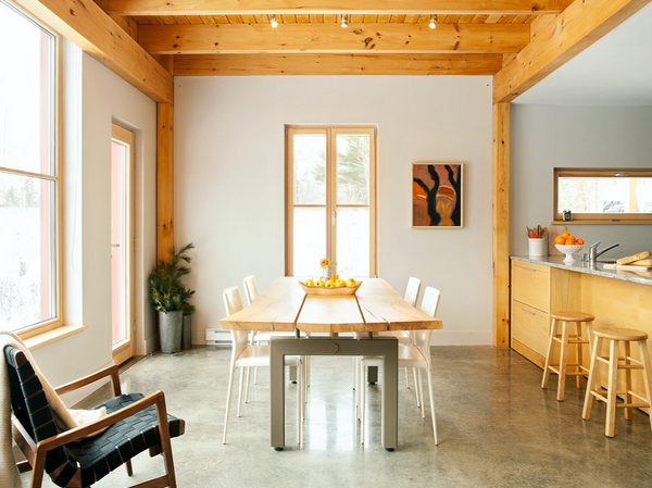 Kursi dan Meja  Kayu  untuk Dapur  Rancangan Desain Rumah 
