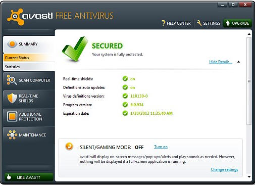 Descargar Antivirus Gratis Avast 6.0 - Negocio 2012 