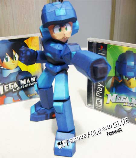 Mega Man Legends Mega Man Volnutt Papercraft 2