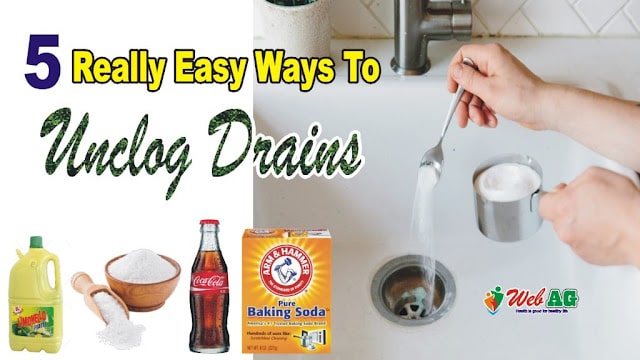 5 Really Easy Ways To Unclog Drains