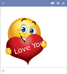 Love you Facebook sticker