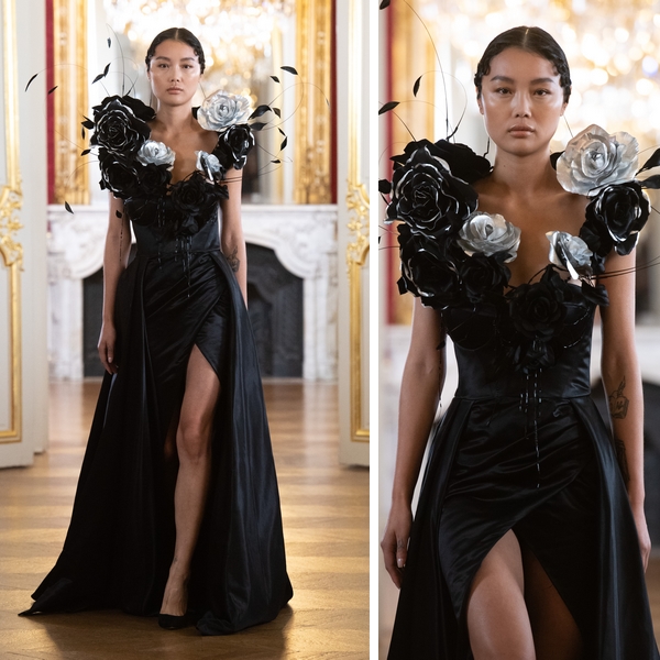 Robe Haute Couture Fashion Week Paris Stefan Djokovich
