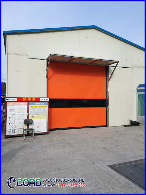 COAD, High Speed Door, INDONESIA, INDUSTRIAL DOOR, JAPAN, KOREA, MALAYSIA, Pintu Berkelajuan Tinggi, pintu pvc, PVC Roller Shutter Door, THAILAND, VIETNAM, シート製高速シャッター, 