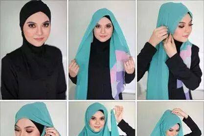 Cara-Cara Pakai Shawl : Tutorial Tudung 3 Saat Style Mudah Dan Laju Losravelda / Letak shawl di kepala, sebelah pendek dan sebelah panjang.