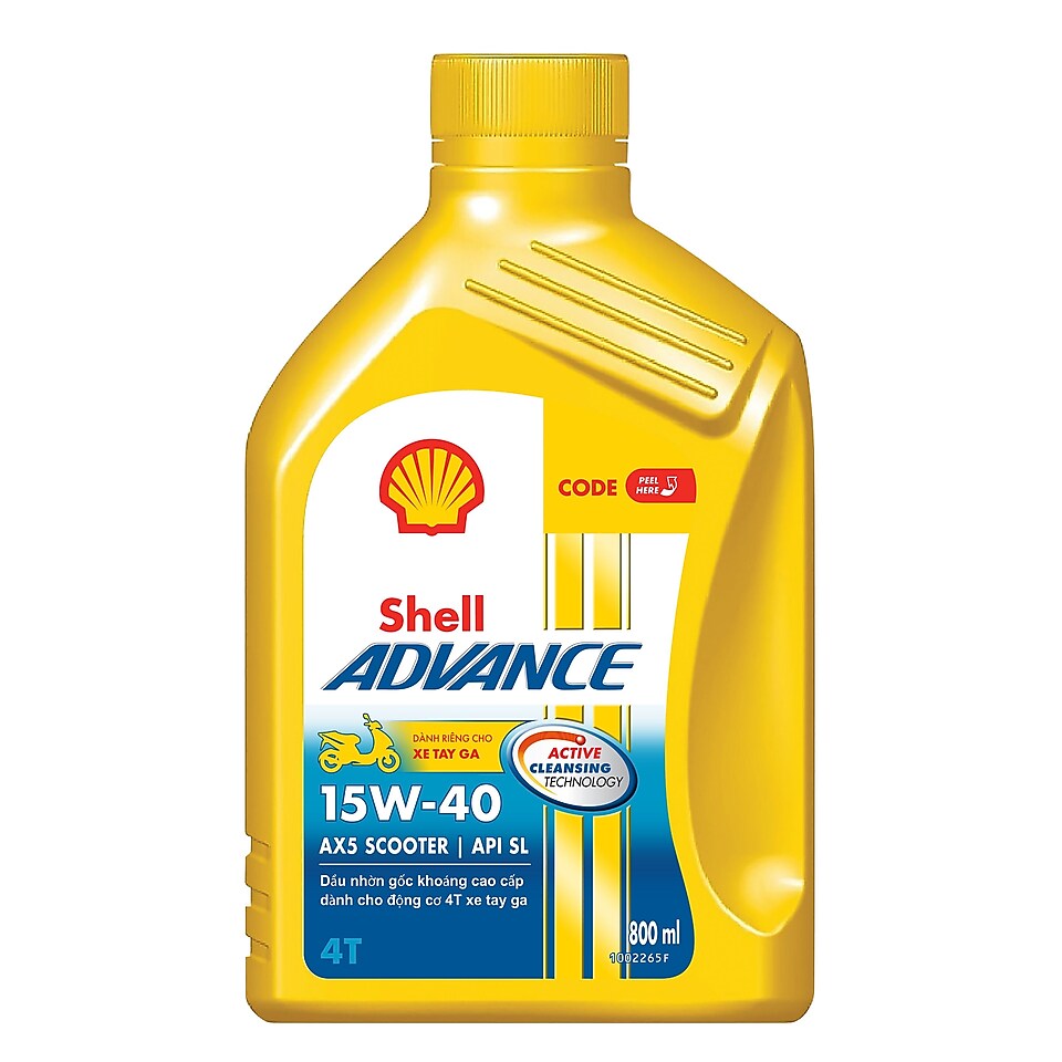 Shell Advance AX5 4T 15w40