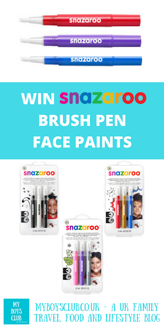 Win Snazaroo Brush Pen Face Paints 