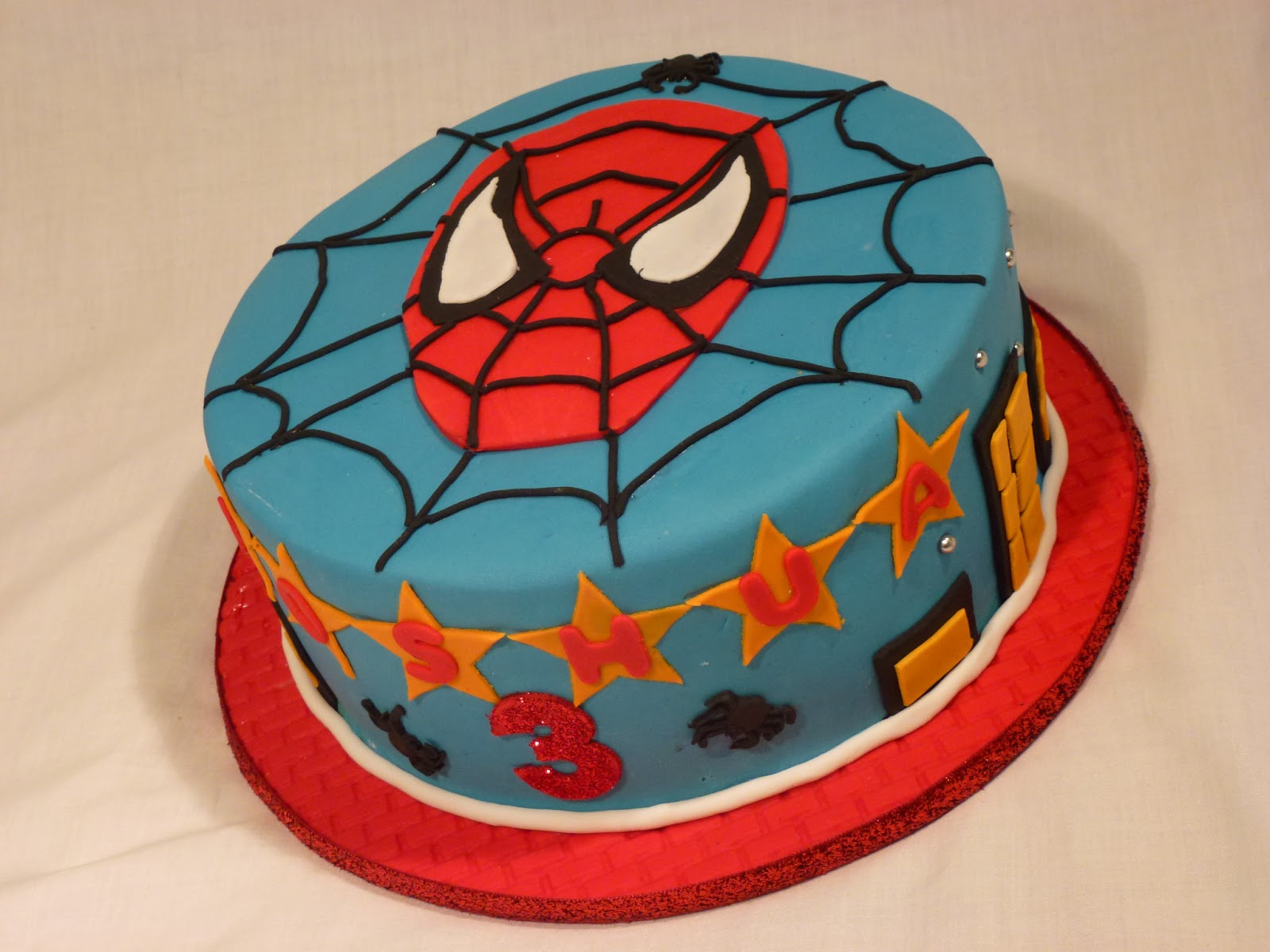 Spiderman Birthday Cake