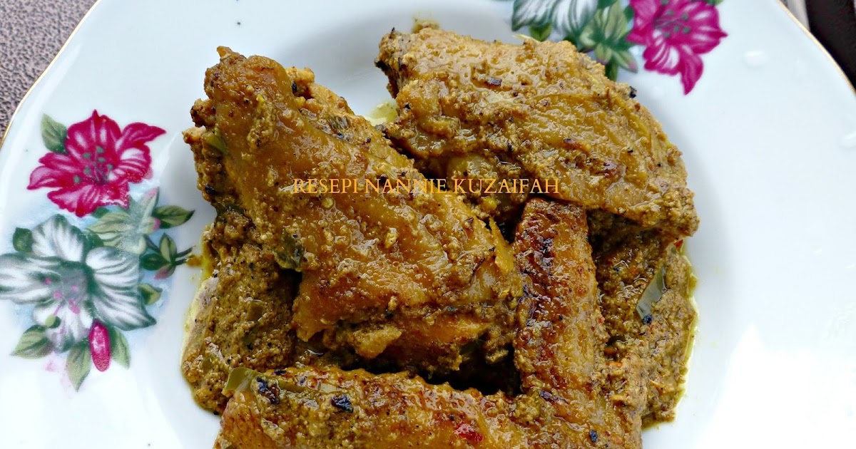 RESEPI NENNIE KHUZAIFAH: Rendang ayam minang