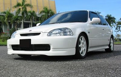 Honda Civic EK4 White. 1.