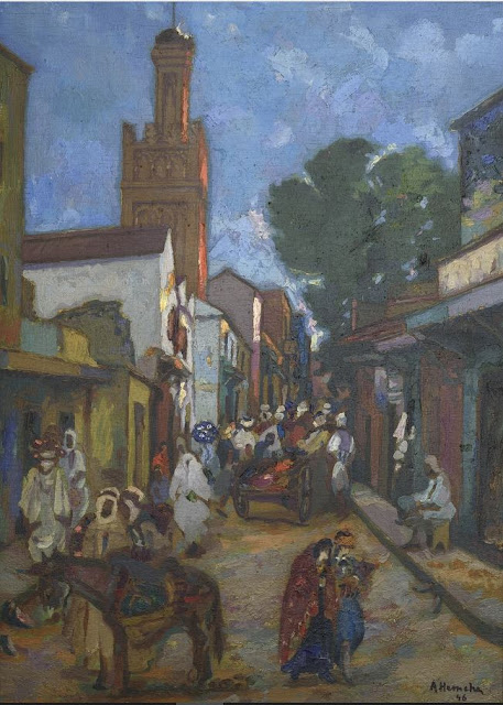Rue de Mascara à Tlemcen, Algérie. 1946 - Abdelhalim Hemche