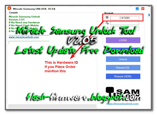 Miracle Samsung Unlock Tool V2.05 Latest Update Free Download