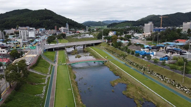 충남 백세건강공원에 있는 18홀 백세파크골프장