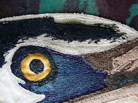 Karin Franzen, Egret, eye detail