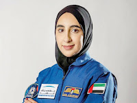First Arab female astronaut reaches space station.
