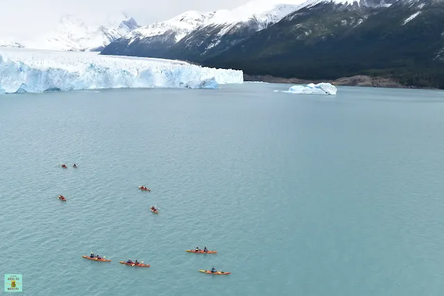 Kayak por el Glaciar Perito Moreno