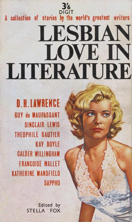 Lesbian Love in Literature edited by Stella Fox Digit R827 Feb 1964 Cover