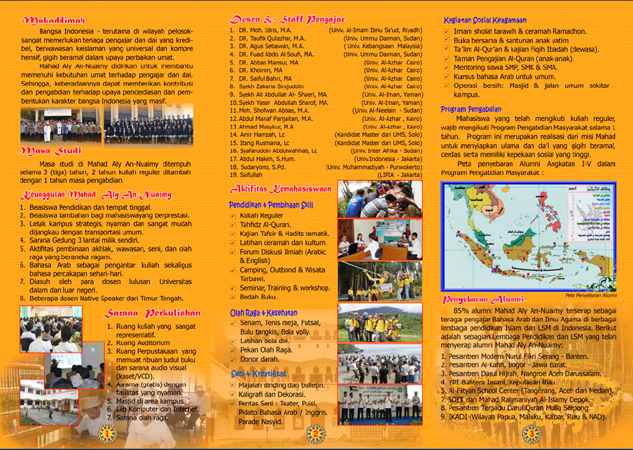 INFO BEASISWA S1 2012-2013 Di Mahad Aly An-Nuaimy Jakarta