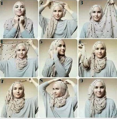 Tutorial Hijab Modern Pashmina untuk Lebaran