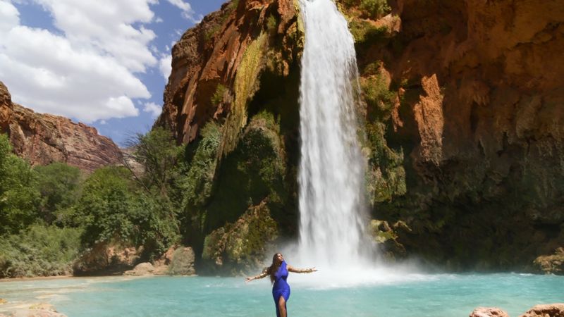 Singing in the Havasu Falls