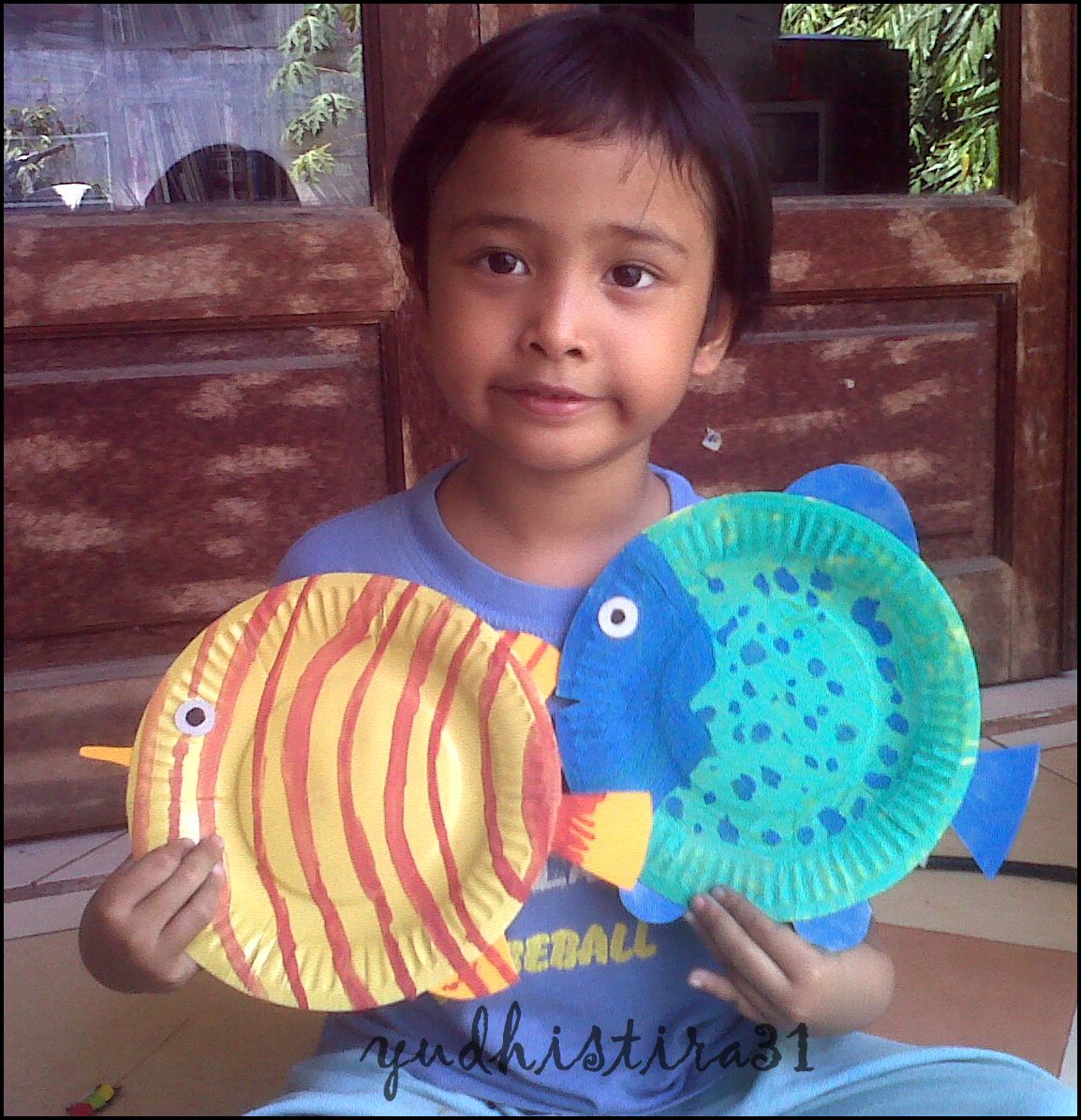 Craft for Kids Prakarya mudah untuk anak Ikan  dari  