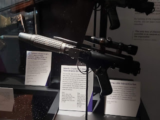 A Star Wars blaster original prop