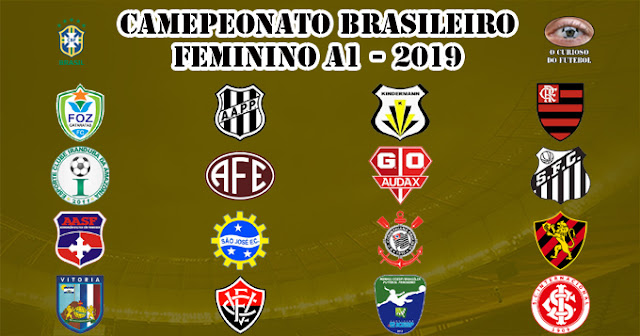 Resultado de imagem para FUTEBOL FEMININO â€“ BRASILEIRO - SÃ‰RIE A1 - LOGOS 2019