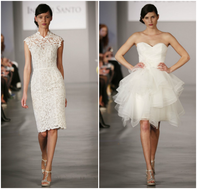 Edgy Short Wedding Dresses | bridal trend ideas