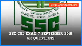 SSC Exam 7 September 2016