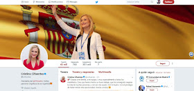 Por favor, Sra. Cifuentes, retire la bandera de España de su perfil de Twitter - No nos avergüence más - el troblogdita - Cifuentes ha dimitido - El PP toca fondo - Carta para Albert Rivera en el extinto periódico digital Neupic - 40 años de Democracia