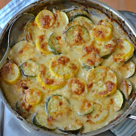 Zucchini Gratin with Yellow Squash