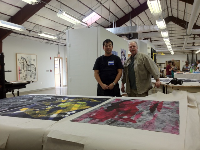 Thank you to Albert Paley sculptor and Jon Lee Master Printer 