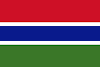 Logo Gambar Bendera Negara Gambia PNG JPG ukuran 100 px