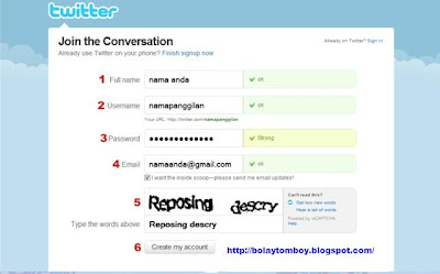 Cara Buat Akun Twitter