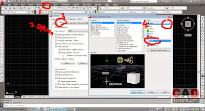 Cara Merubah Background Interface AutoCAD 2013