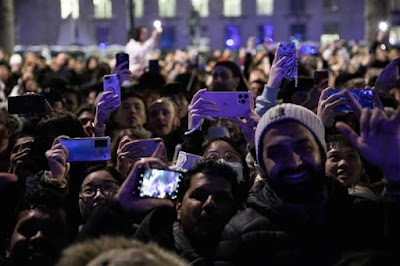 UK New Year Eve 2023 Celebration at London Eye