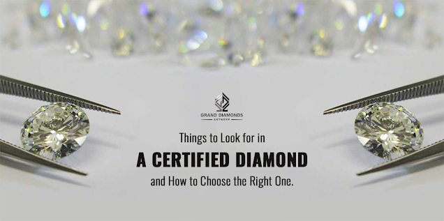 Certified loose diamonds