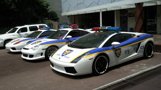 korea police super cars korea police super cars